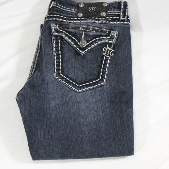 Miss Me Denim - MISS ME Dark Wash Denim Jeans JE5014B25X Boot Cut